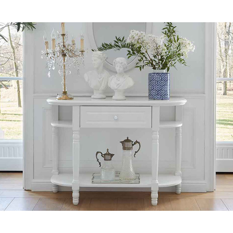 Wayfair half moon console outlet table